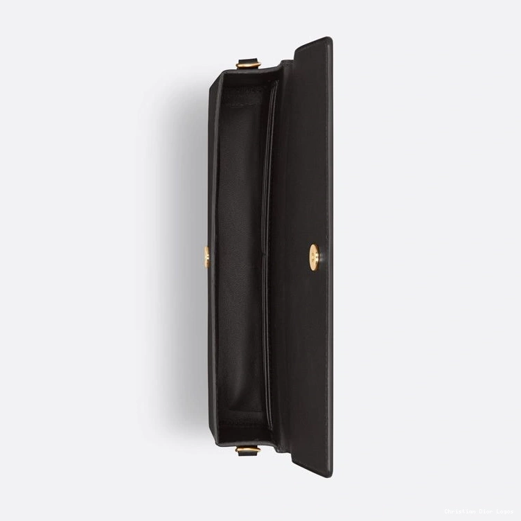Cheap Dior Signature Black Bag Mini Calfskin CD 0715 Luxury